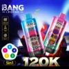 Bang Legend 120K 5-in-1 Disposable Vape - Light Blue Edition | 120000 Puffs | Blueberry Cherry & Apple Grape Flavors | 5 Mesh Coil Vape