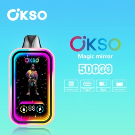 OKSO Magic Mirror 50K Disposable Vape - 50000 Puffs 40mL Dual Mesh Coil Rechargeable Bulk Vape