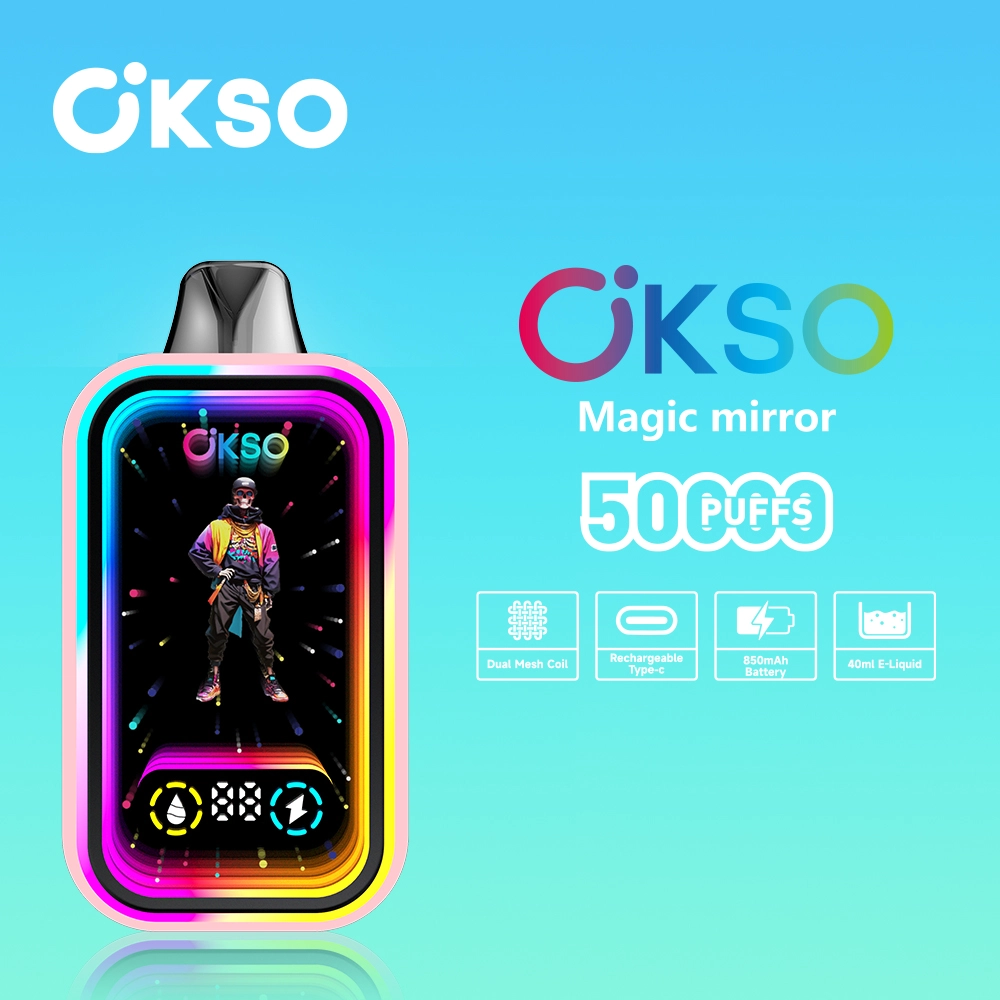 Okso disposable vape, RGB screen disposable vape, rechargeable disposable vape, bulk disposable vape, disposable vape wholesale, fruit flavor disposable vape, mint disposable vape, icy disposable vape, high puff disposable vape, vape wholesale, Okso vape, disposable vape bulk order, multi flavor disposable vape