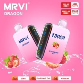 MRVI Dragon 13000 Puffs | 2%-5% nicotine, 20mL, dual mesh, dual mode, bulk vape