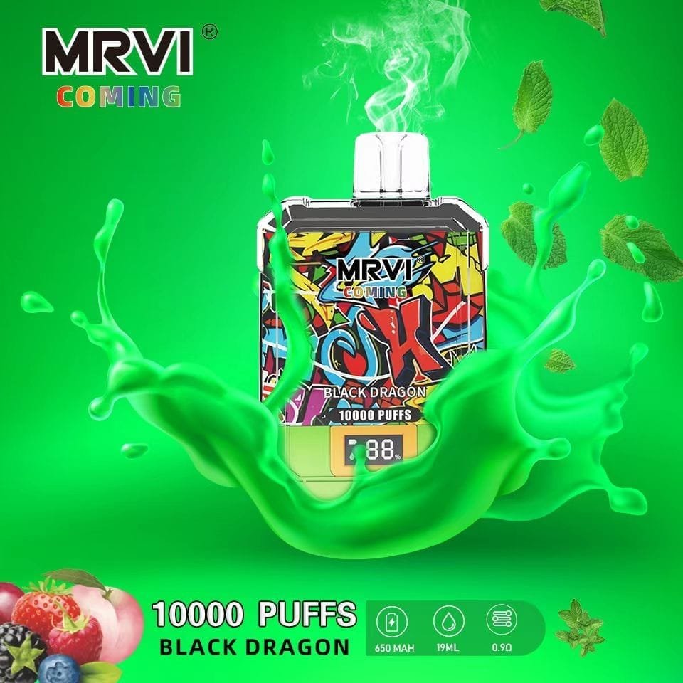 MRVI Coming 10000 Puffs | 0%-5% nicotine, 19mL, 650mAh, power display, bulk disposable vape - Image 9