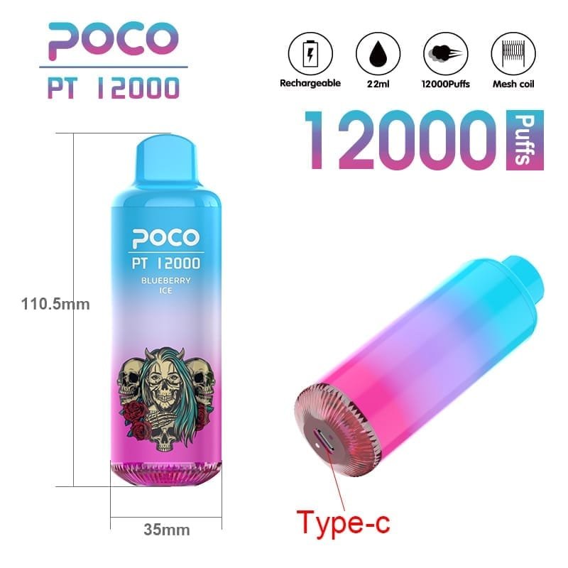 POCO PT 12000 Puffs | adjustable airflow, 5% nicotine, bulk disposable vape - Image 13