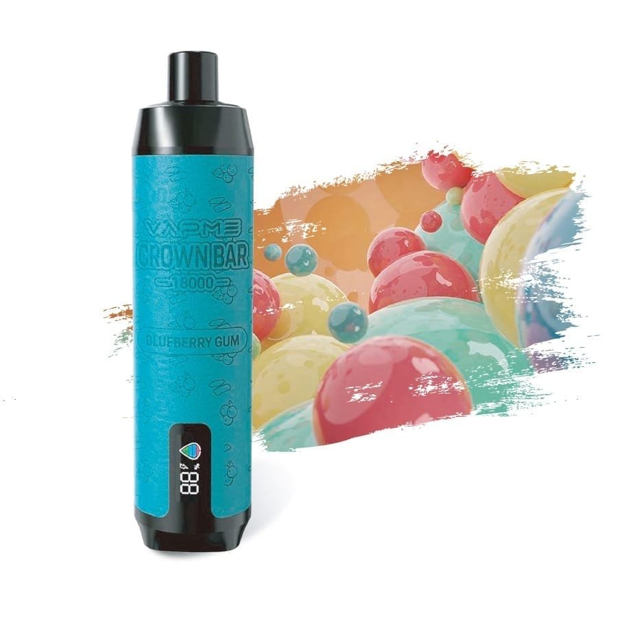 VAPME CROWN BAR 18000 Puffs | 2%-5% nicotine, 25mL, RGB light, bulk disposable vape - Image 15