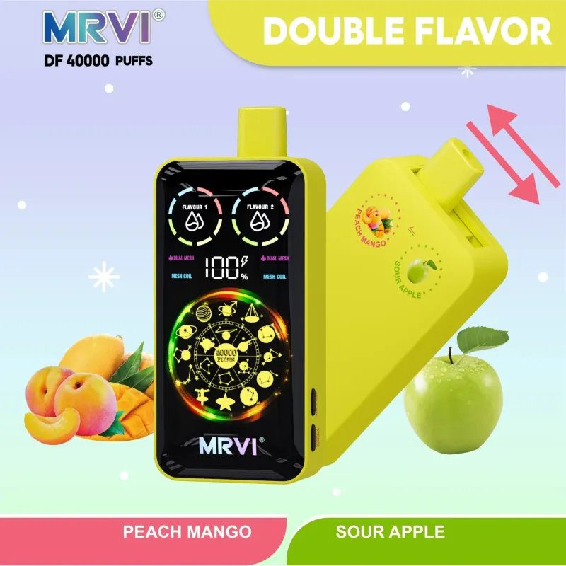 MRVI DF 40000 Puffs | double flavor, 40ml e-liquid disposable vape bulk wholesale