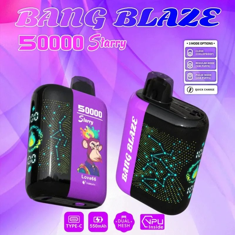 Alternative view of Bang Blaze Starry 50000 Puffs | dual-mode bulk disposable vape wholesale