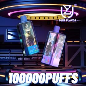 UZY Crystal 100000 Puffs | 100k 4-in-1 quad mesh coil rechargeable disposable vape four flavors