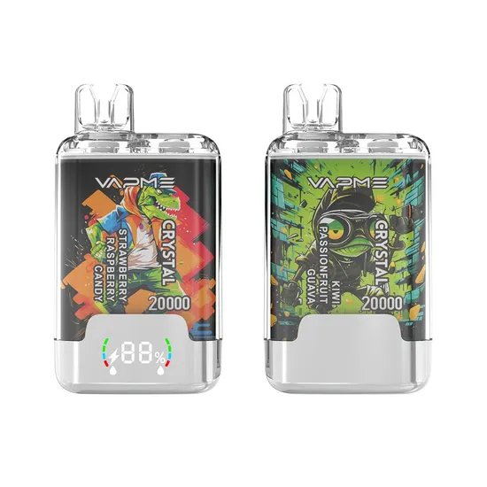 Vapme 20K Crystal 20000 Puffs | 2% nicotine, 20mL, dual flavor, bulk disposable vape – Bild 5