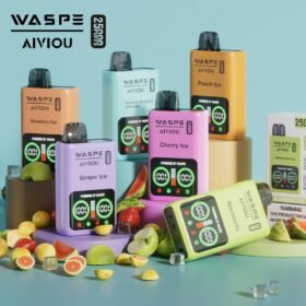 WASPE 25000 Puffs | 0%-5% nicotine, 25mL, dual mesh, LCD display, bulk disposable vape