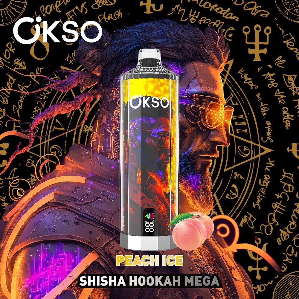 OKSO Shisha Hookah Mega 50000 Puffs | triple mesh coil, 40mL, LED display, adjustable airflow, bulk disposable vape – Bild 13