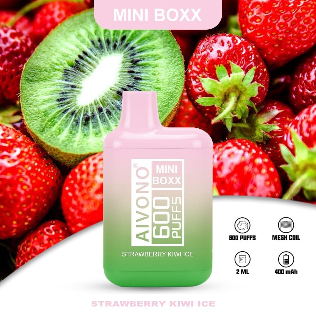Aivono Mini Boxx 600 Puffs | 0%-5% nicotine, 2mL, 400mAh, bulk disposable vape - Image 10