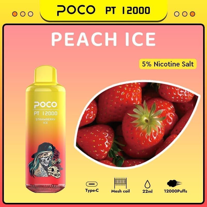 POCO PT 12000 Puffs | adjustable airflow, 5% nicotine, bulk disposable vape - Image 12