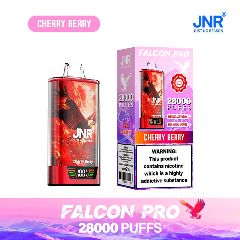 JNR 18k Puffs Cherry Berry Disposable Vape, Sweet Mixed Fruit E-Cigarette