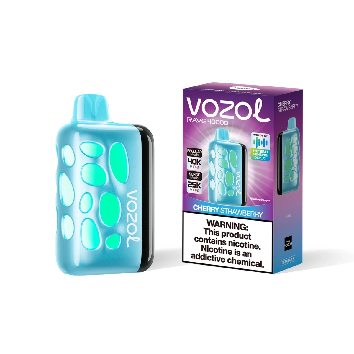 Vozol Rave 40K Cherry Strawberry