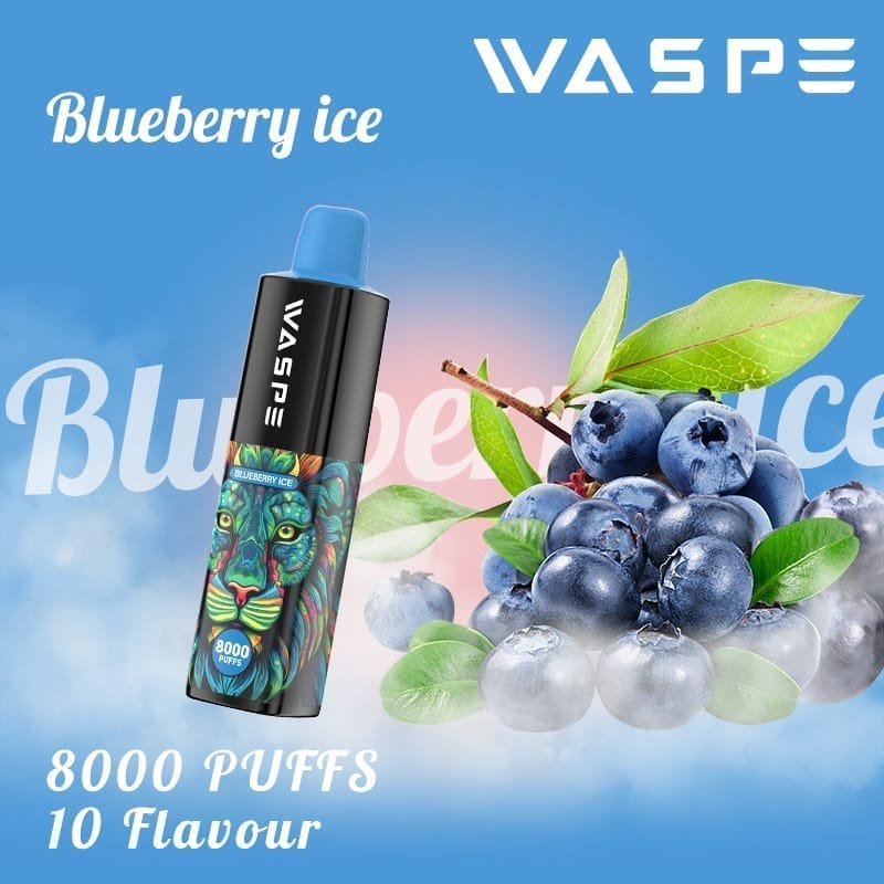 WASPE 8000 Puffs | 0%-5% nicotine, bulk disposable vape - Image 6