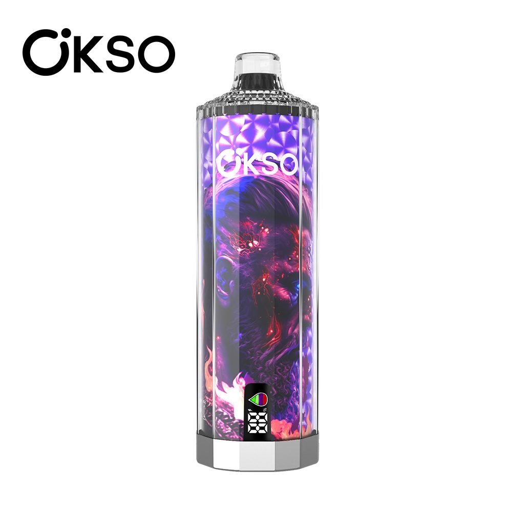 OKSO Shisha Hookah Mega 50000 Puffs | triple mesh coil, 40mL, LED display, adjustable airflow, bulk disposable vape – Bild 10