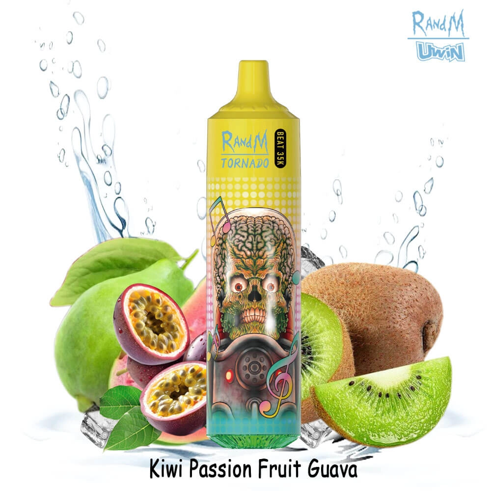 Uwin Crystal 10000 puffs kiwi passion fruit guava disposable vape