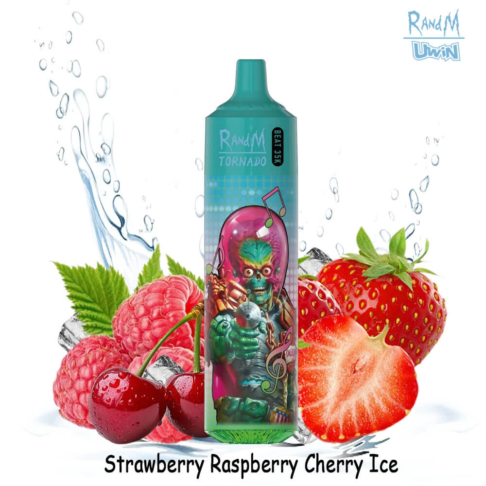 Uwin Crystal 10000 Puffs Strawberry Raspberry Cherry Disposable Vape