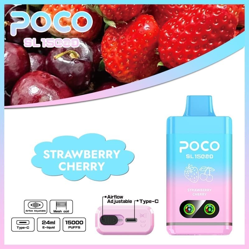 Poco SL 15000 Puffs | adjustable airflow, 0%-5% nicotine, bulk disposable vape - Image 12