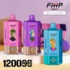 FIIHP MULTI 120000 puffs 6-in-1 disposable vape with Bored Ape designs, 6 flavor options