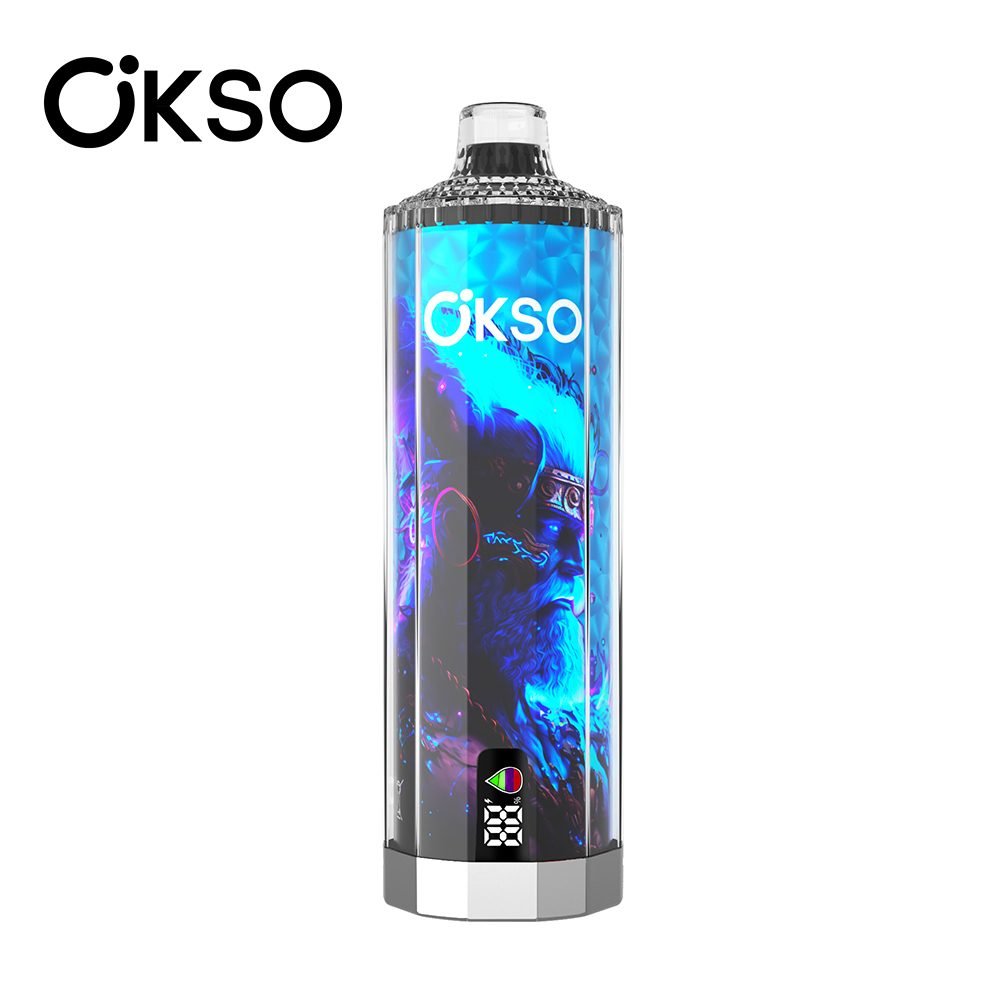 OKSO Shisha Hookah Mega 50000 Puffs | triple mesh coil, 40mL, LED display, adjustable airflow, bulk disposable vape – Bild 8