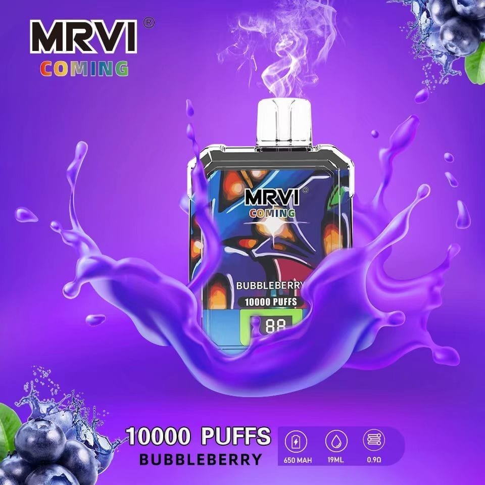 MRVI Coming 10000 Puffs | 0%-5% nicotine, 19mL, 650mAh, power display, bulk disposable vape - Image 7