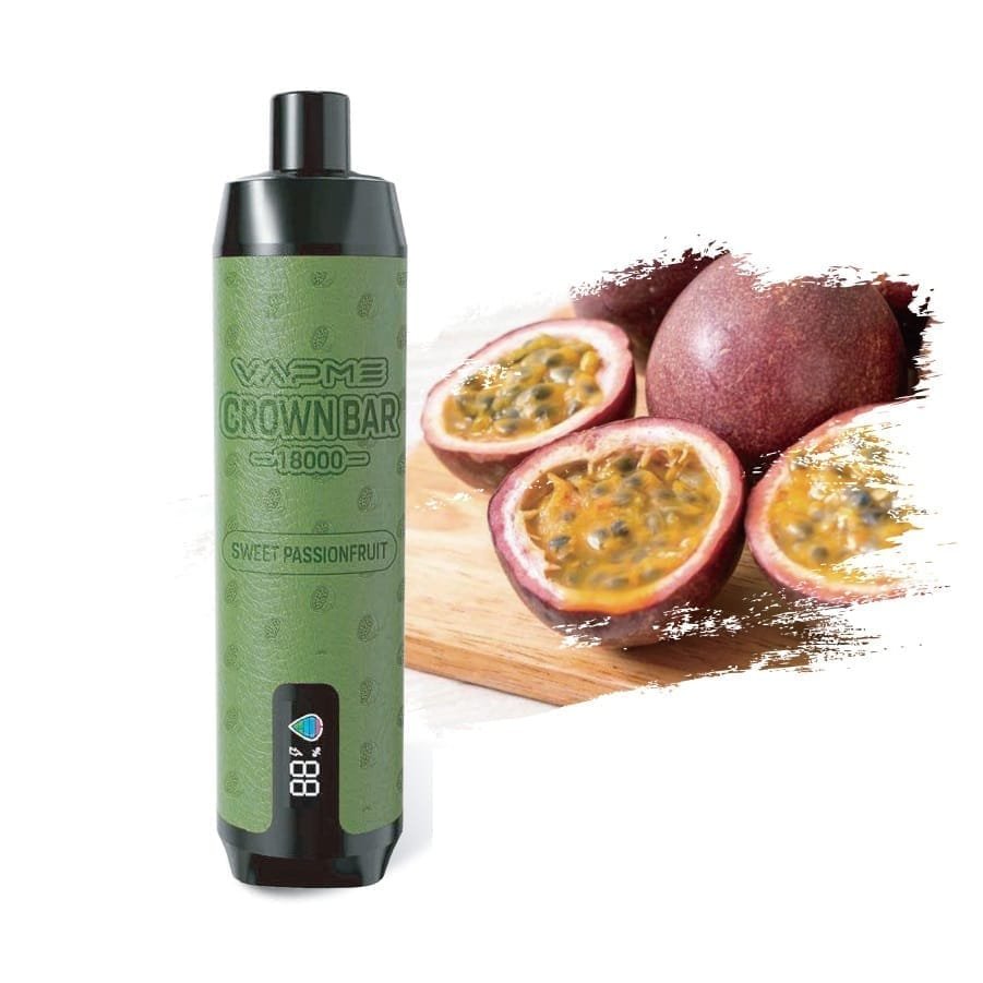 VAPME CROWN BAR 18000 Puffs | 2%-5% nicotine, 25mL, RGB light, bulk disposable vape - Image 11