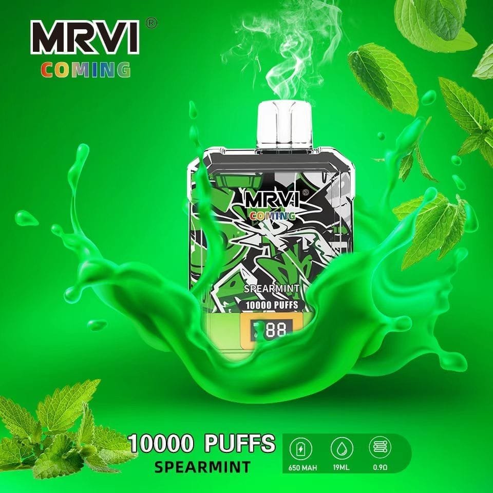 MRVI Coming 10000 Puffs | 0%-5% nicotine, 19mL, 650mAh, power display, bulk disposable vape - Image 6