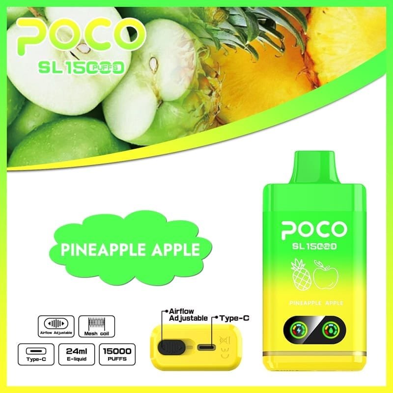 Poco SL 15000 Puffs | adjustable airflow, 0%-5% nicotine, bulk disposable vape - Image 9