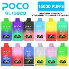 Poco SL 15000 Puffs | adjustable airflow, 0%-5% nicotine, bulk disposable vape