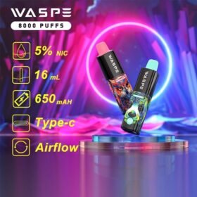 WASPE 8000 Puffs | 0%-5% nicotine, bulk disposable vape