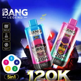 Bang Legend 120K 5-in-1 120000 Puffs | multi-flavor adjustable bulk disposable vape