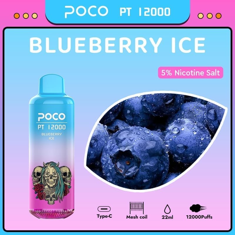 POCO PT 12000 Puffs | adjustable airflow, 5% nicotine, bulk disposable vape - Image 7