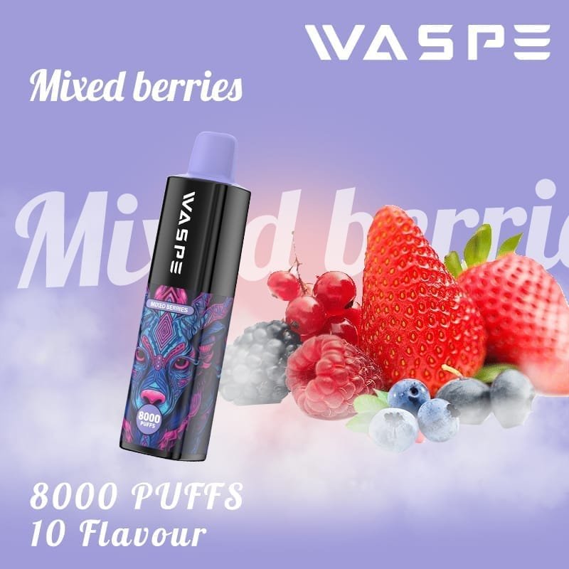 WASPE 8000 Puffs | 0%-5% nicotine, bulk disposable vape - Image 4