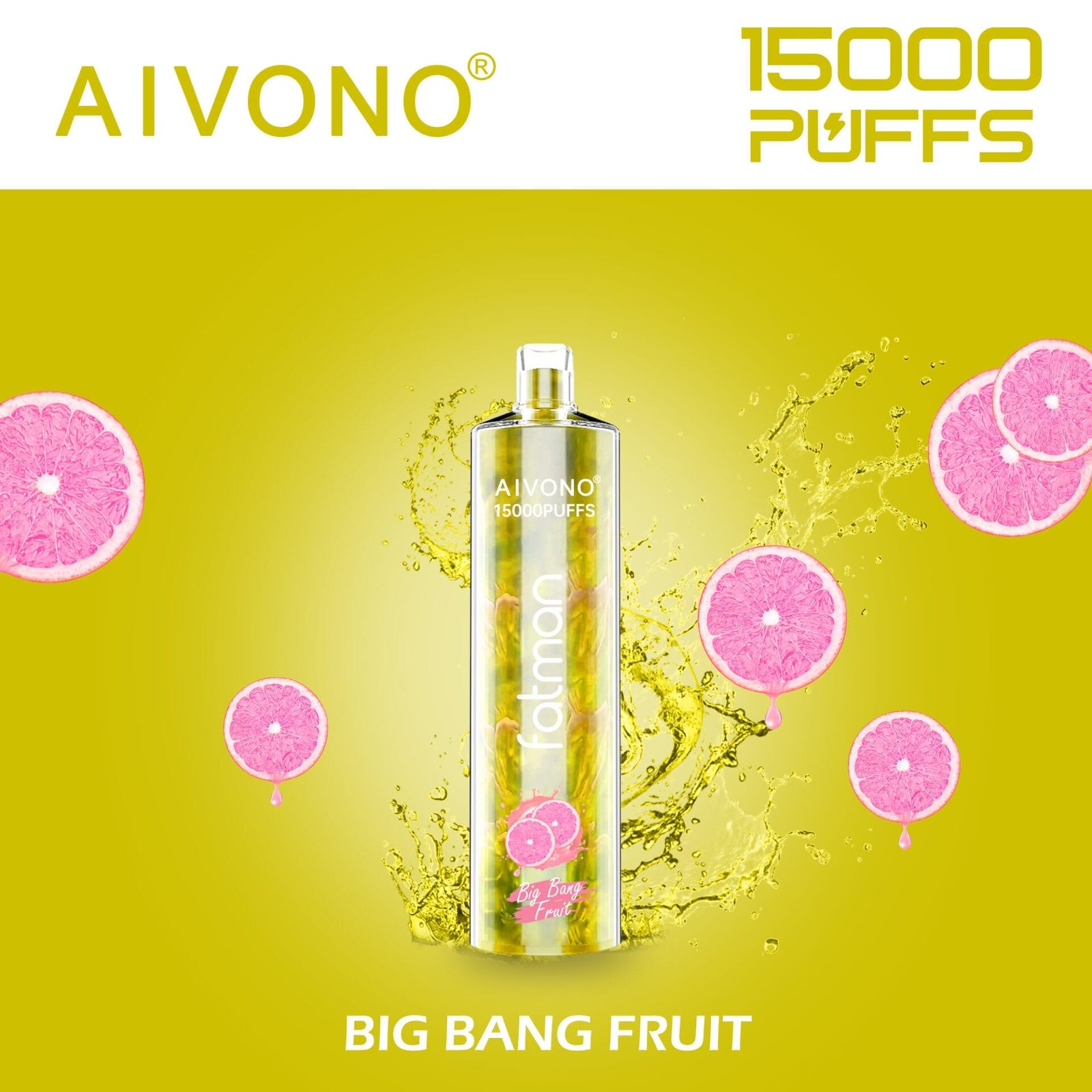 Aivono Fatman Shisha 15000 Puffs | 0%-5% nicotine, 24mL, bulk disposable vape - Image 6