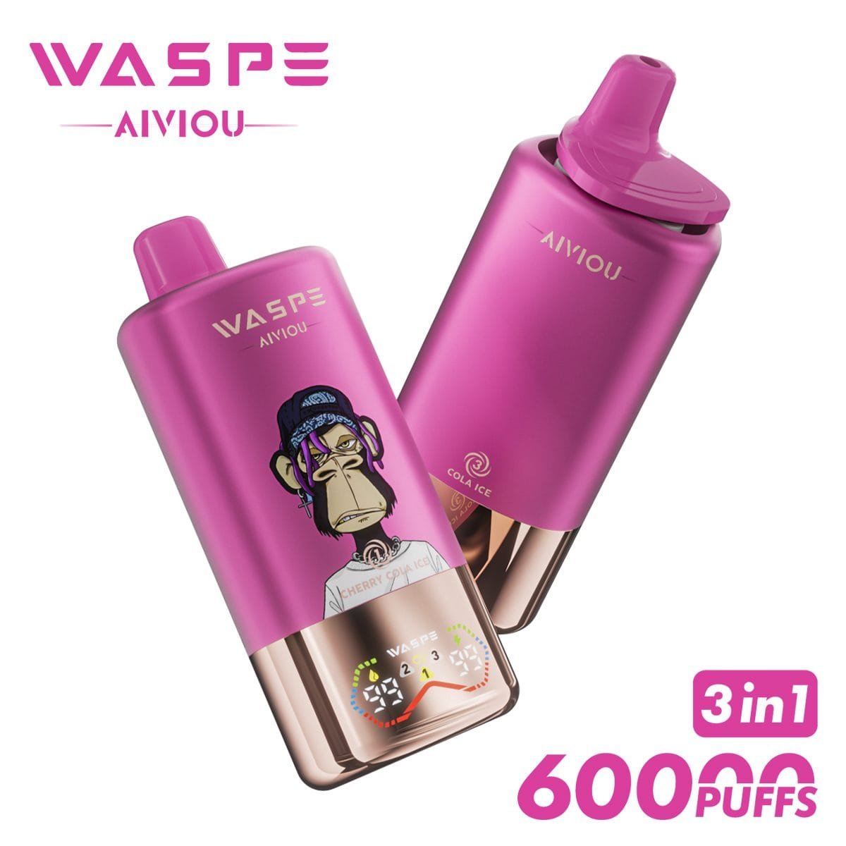 WASPE 60K 3-in-1 60000 Puffs | triple flavor bulk disposable vape – Bild 5