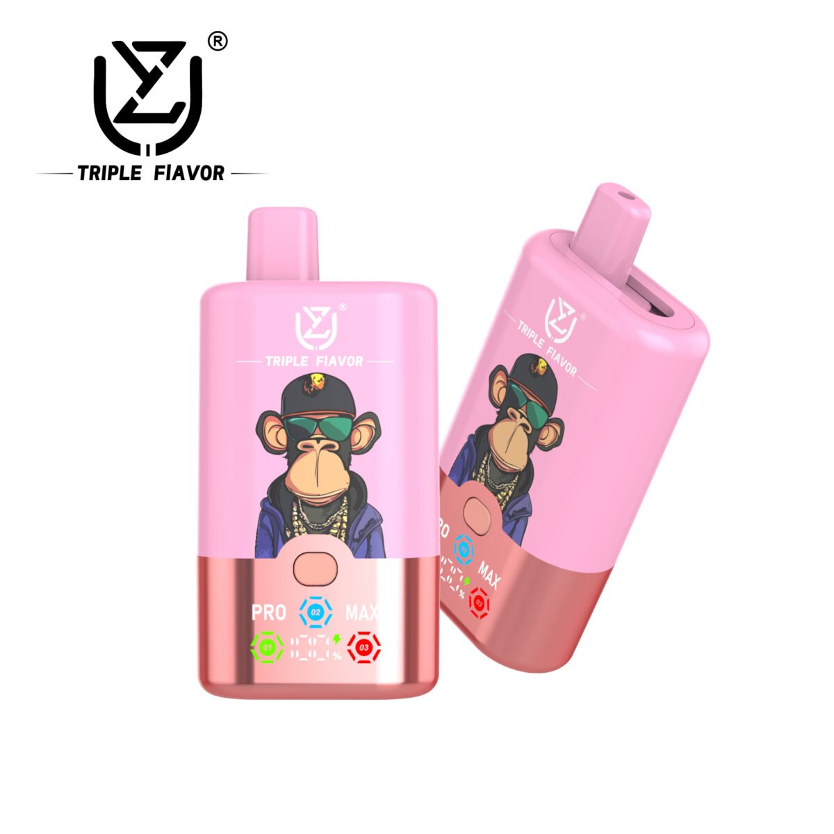 Alternative view of UZY Triple Flavors 60000 | triple flavor 60K puff 3-in-1 bulk disposable vape