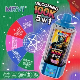 MRVI BECOMING 100K | 5-in-1 100000 puffs touch screen bulk disposable vape