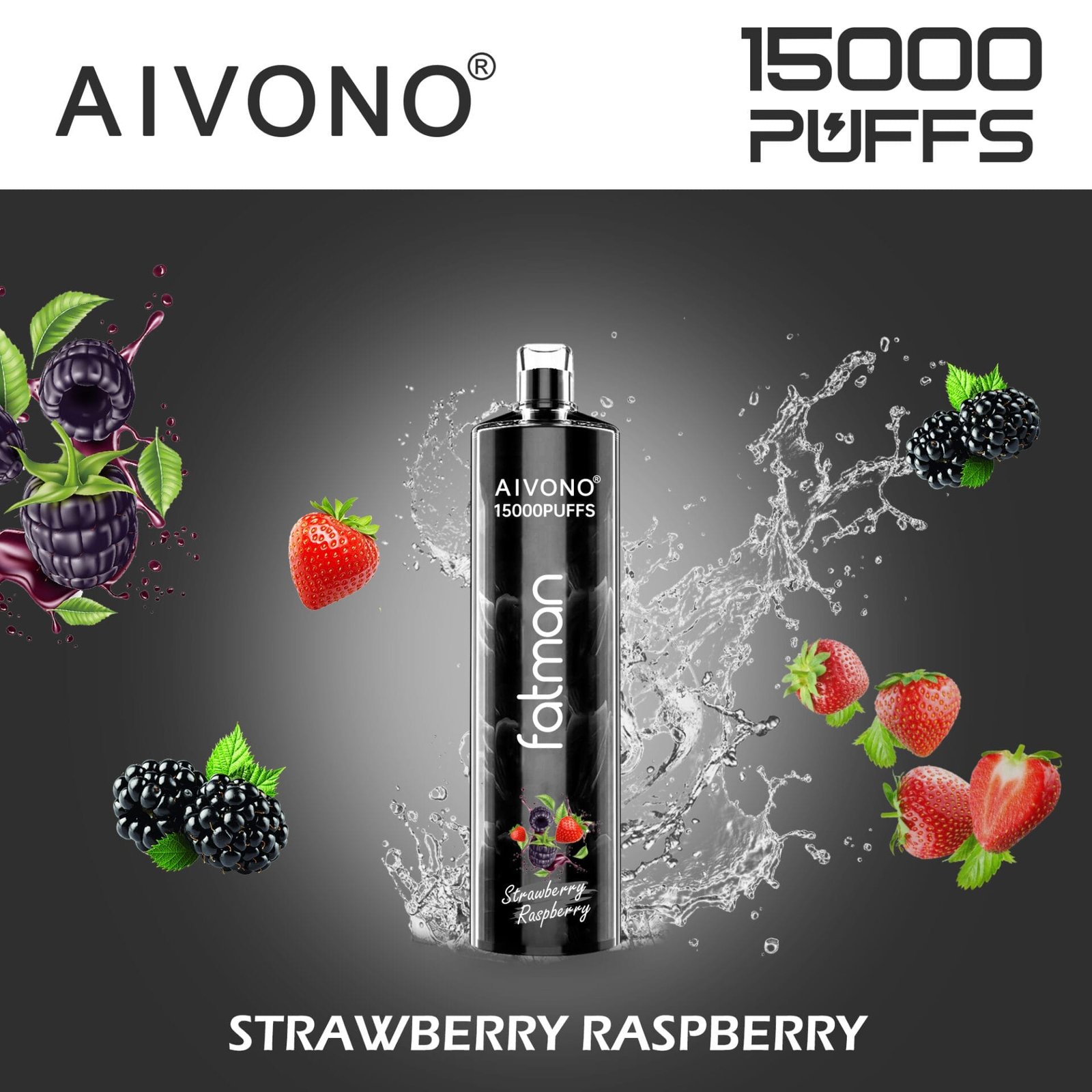 Aivono Fatman Shisha 15000 Puffs | 0%-5% nicotine, 24mL, bulk disposable vape - Image 4