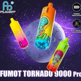 Fumot RandM Tornado Pro 9000 Puffs | 0%-5% nicotine, 18mL, bulk disposable vape