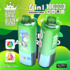 Bang Blaze 100K 6-in-1 100000 Puffs | triple tank bulk disposable vape with led screen