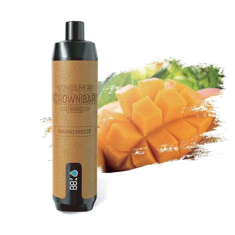 VAPME CROWN BAR 18000 Puffs | 2%-5% nicotine, 25mL, RGB light, bulk disposable vape - Image 4