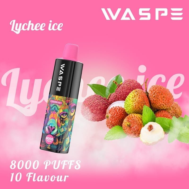 WASPE 8000 Puffs | 0%-5% nicotine, bulk disposable vape - Image 3
