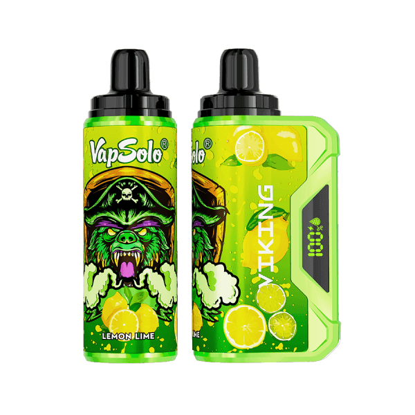 Alternative view of Vapsolo Viking 12000 Puffs | 22mL, 650mAh, airflow control, LCD display, bulk vape