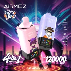 Airmez Fox 4-in-1 120K Puffs Disposable Vape - EU Poland Stock Lush Watermelon Edition