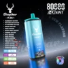 Stagbar 80000 puffs 4 in 1 disposable vape, 4 flavors in 1 device, LED display Type-C rechargeable, mesh coil, bulk wholesale disposable vape