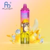 FUMOT RandM Tornado 15000 puffs disposable vape banana ice flavor with digital display