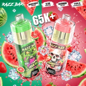 Razz Bar 65K+ 65000 Puffs Crystal Disposable Vape Online Shop Authentic Factory RazzBar EU Warehouse