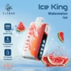 ELFBAR Ice King 30000 Puffs Watermelon Ice disposable vape, 5 adjustable coolness, 30K puffs, watermelon ice flavor