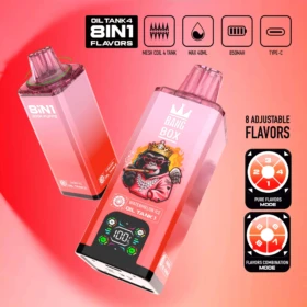 Bang Box 200000 200K Puffs Disposable Vape 8 in 1 Flavors  Smart Screen Factory Direct