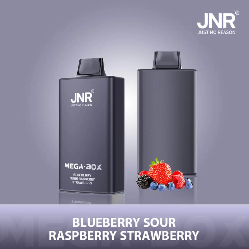 JNR Mega Box 25K Blueberry Sour Raspberry Strawberry Disposable Vape